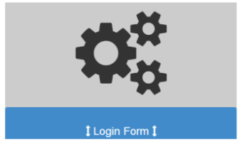 Bootstrap template, demonstrating a hover login form