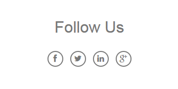 Social icons as links, made with Bootstrap and Font Awesome